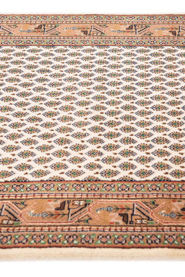 Detail image of 2' 8 x 9' 8 Hand Knotted Mir Wool Runner Rug