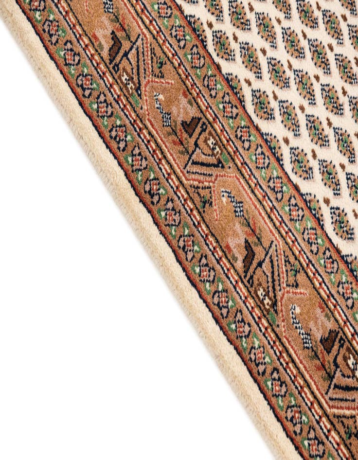 Detail image of 2' 8 x 9' 8 Hand Knotted Mir Wool Runner Rug