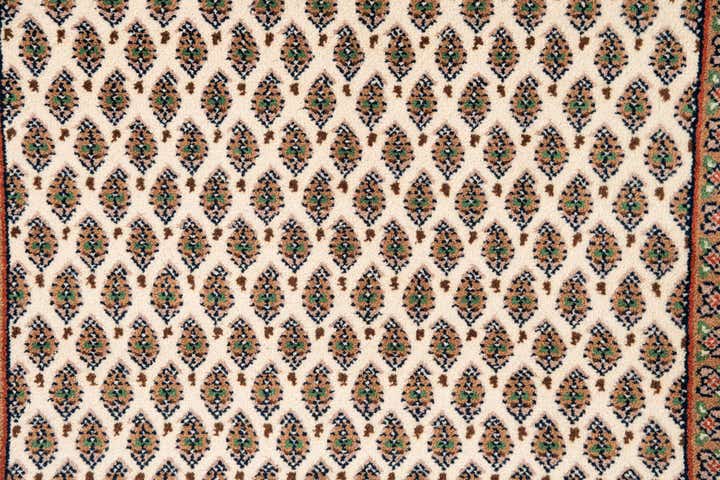 2' 8 x 9' 8 Hand Knotted Mir Wool Runner Rug