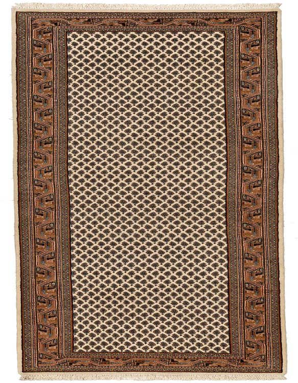 2' 8 x 9' 8 Hand Knotted Mir Wool Runner Rug