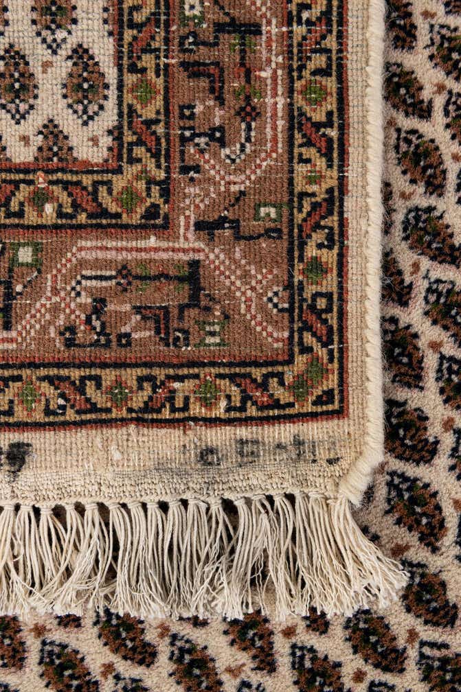 2' 4 x 4' 5 Hand Knotted Mir Wool Runner Rug
