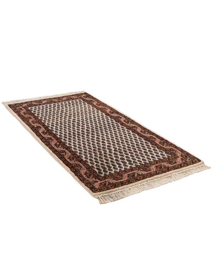 2' 4 x 4' 5 Hand Knotted Mir Wool Runner Rug
