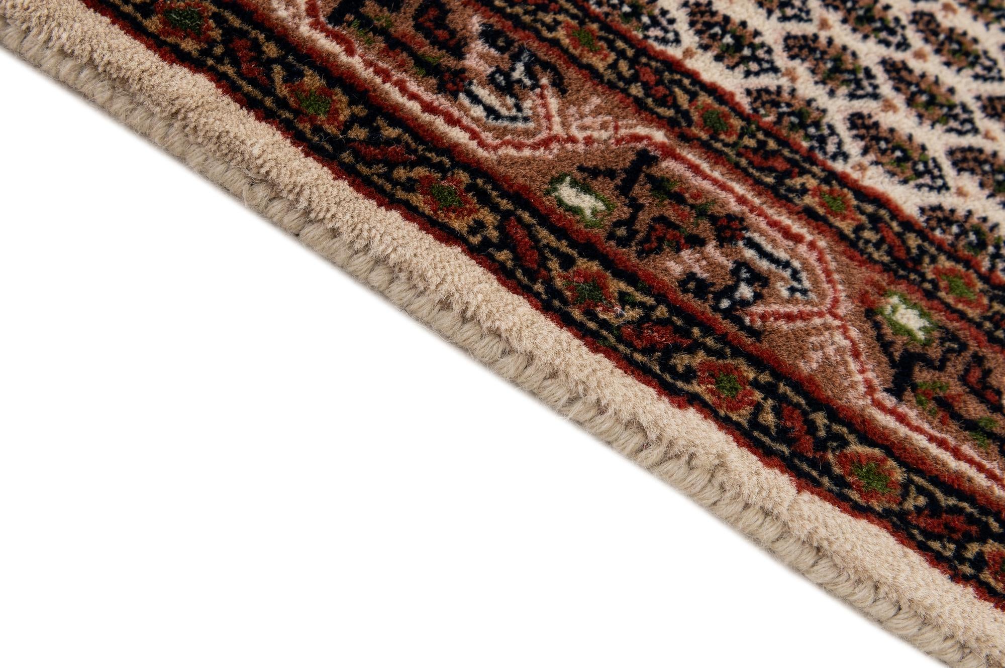 2' 4 x 4' 5 Hand Knotted Mir Wool Runner Rug