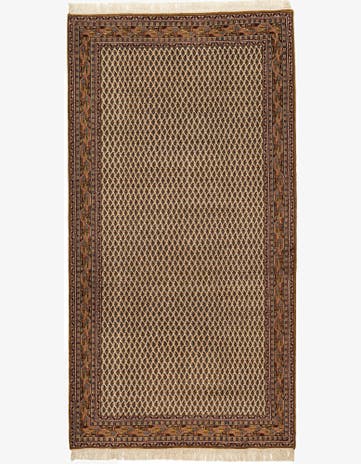 5' 6 x 10' 5 Hand Knotted Mir Wool Runner Rug