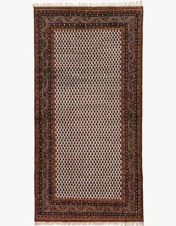 5' 3 x 10' 4 Hand Knotted Mir Wool Runner Rug