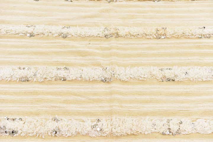 4' 6 x 8' Hand Knotted Moroccan Wool Runner Rug