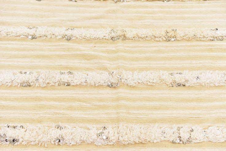 Detail image of 4' 6 x 8' Hand Knotted Moroccan Wool Runner Rug