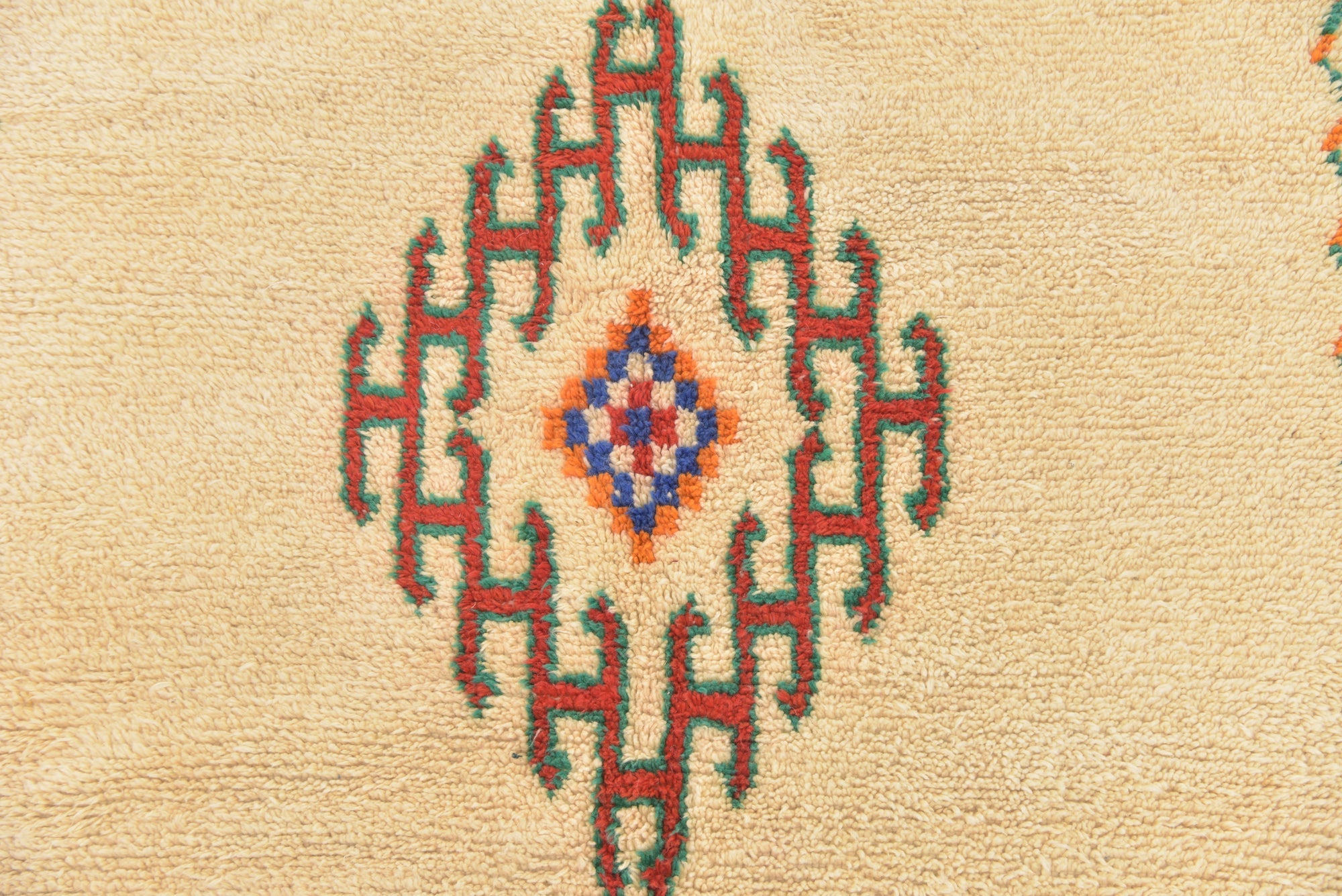 4' 6 x 8' 2 Hand Knotted Moroccan Wool Runner Rug