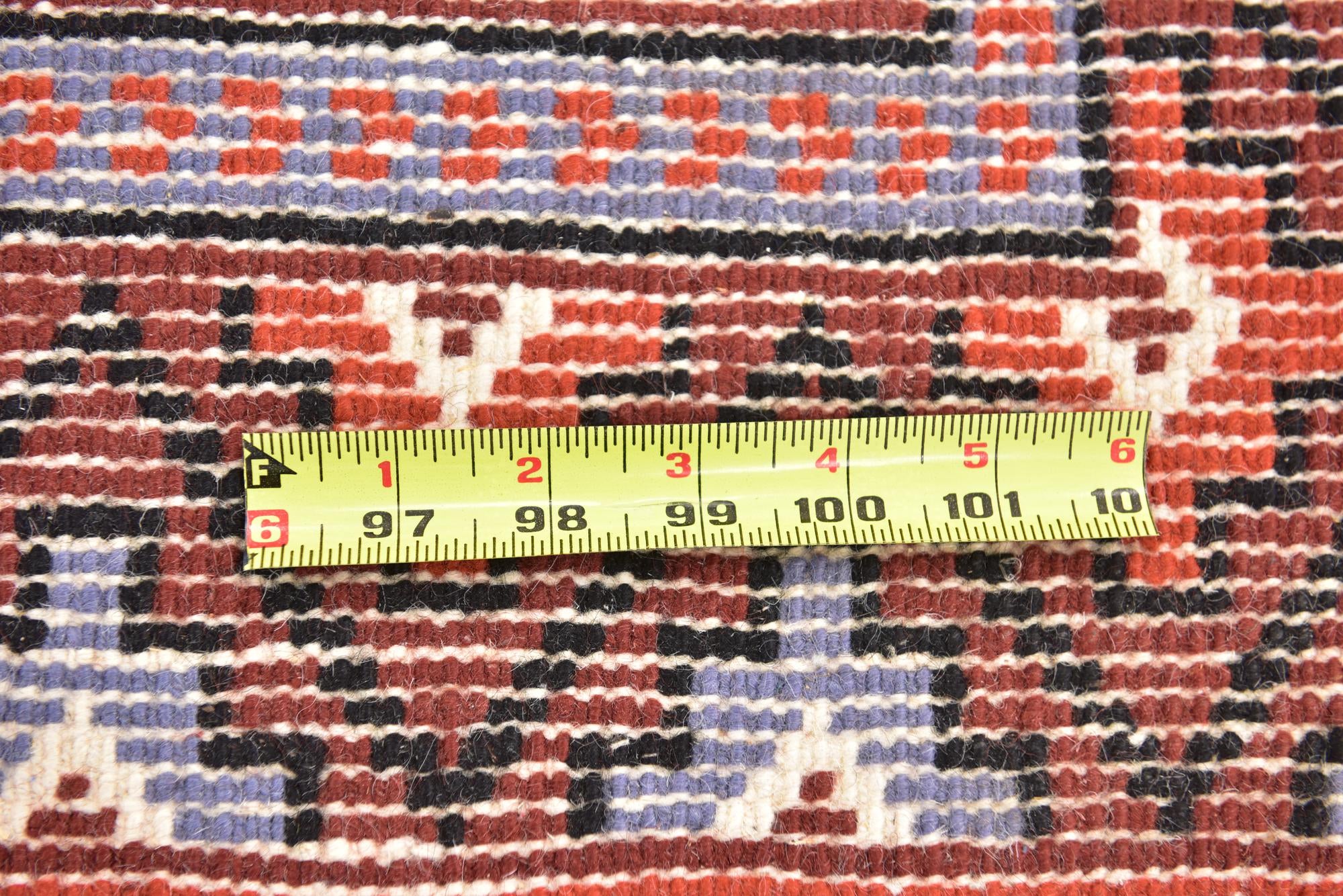 2' 9 x 10' 8 Hand Knotted Moroccan Wool Runner Rug