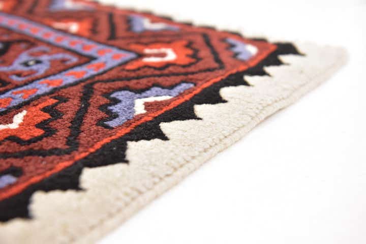 2' 9 x 10' 8 Hand Knotted Moroccan Wool Runner Rug