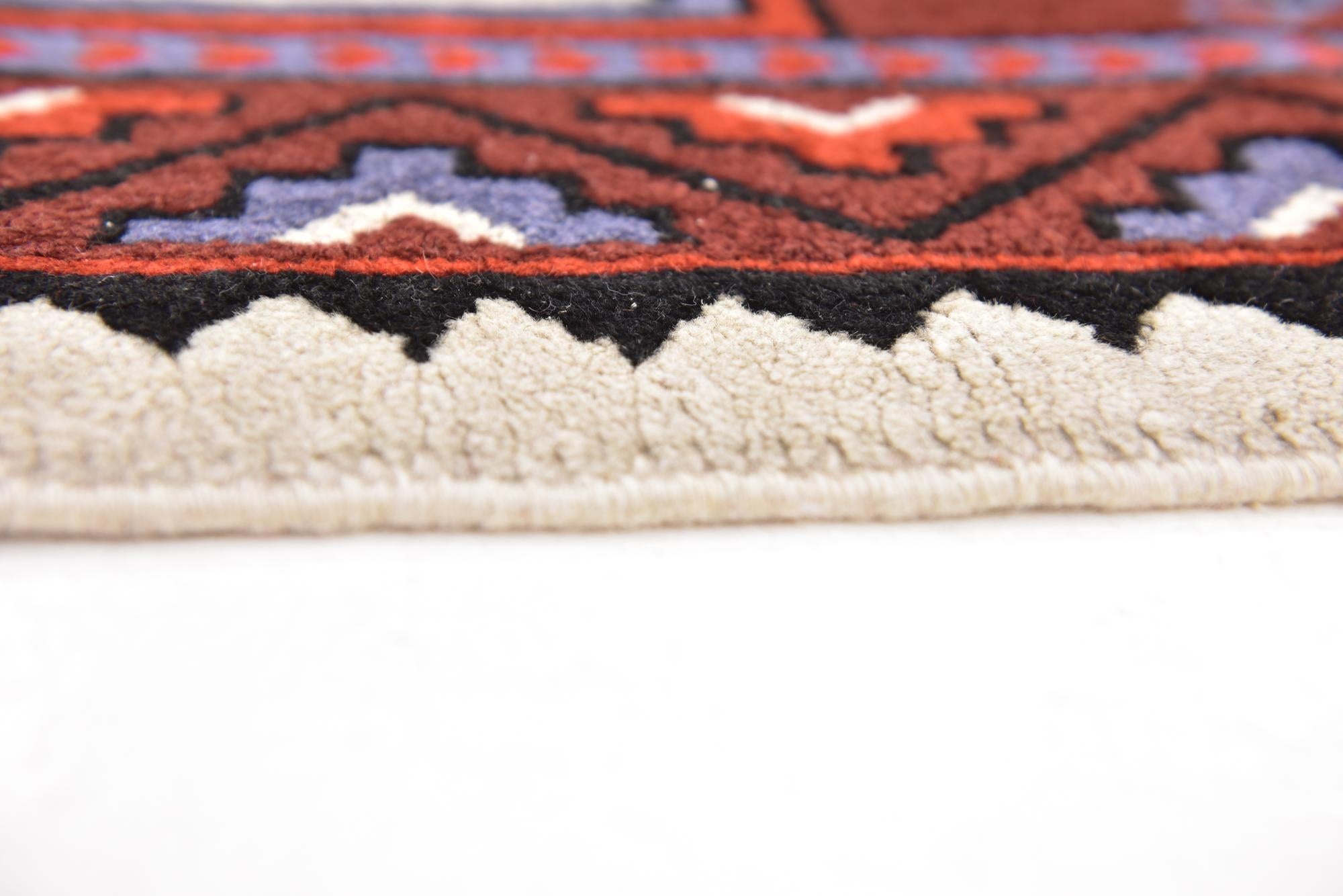2' 9 x 10' 8 Hand Knotted Moroccan Wool Runner Rug