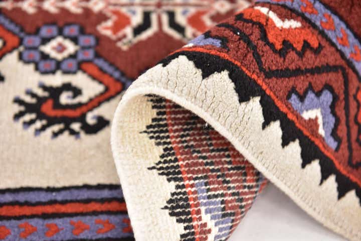 2' 9 x 10' 8 Hand Knotted Moroccan Wool Runner Rug