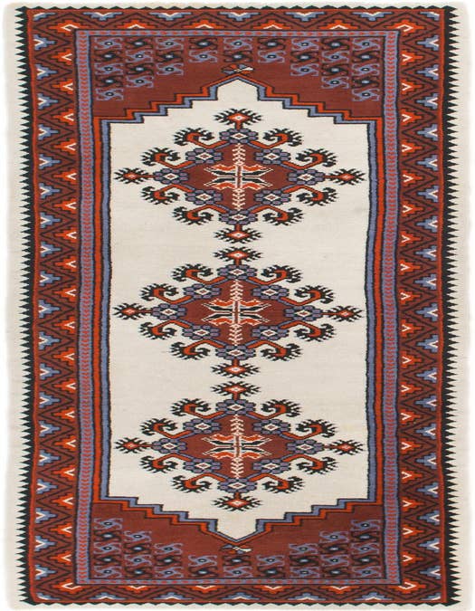 Detail image of 2' 9 x 10' 8 Hand Knotted Moroccan Wool Runner Rug