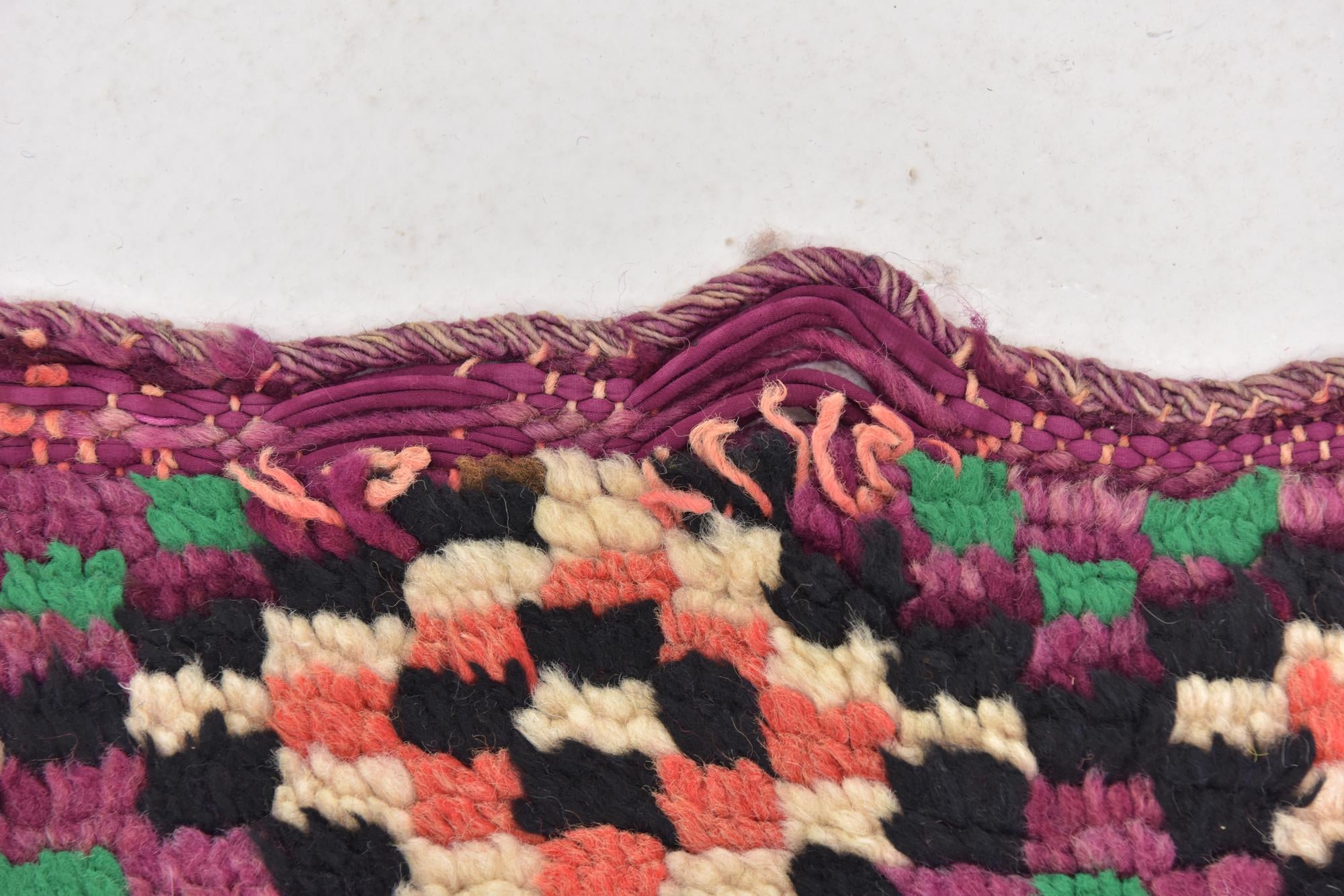 5' x 11' Hand Knotted Moroccan Wool Runner Rug