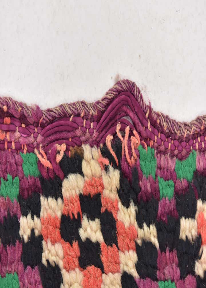 5' x 11' Hand Knotted Moroccan Wool Runner Rug