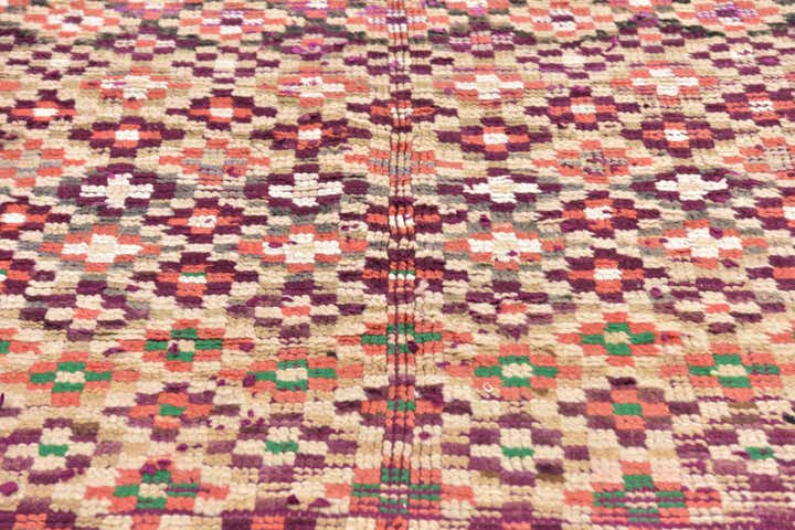 5' x 11' Hand Knotted Moroccan Wool Runner Rug