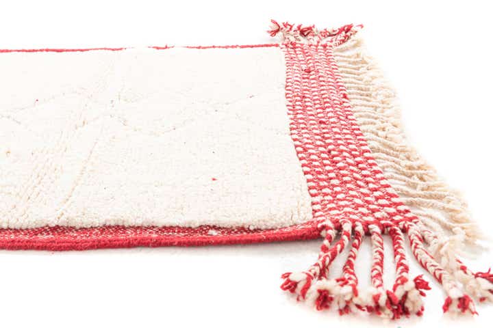 3' x 9' Hand Knotted Moroccan Wool Runner Rug
