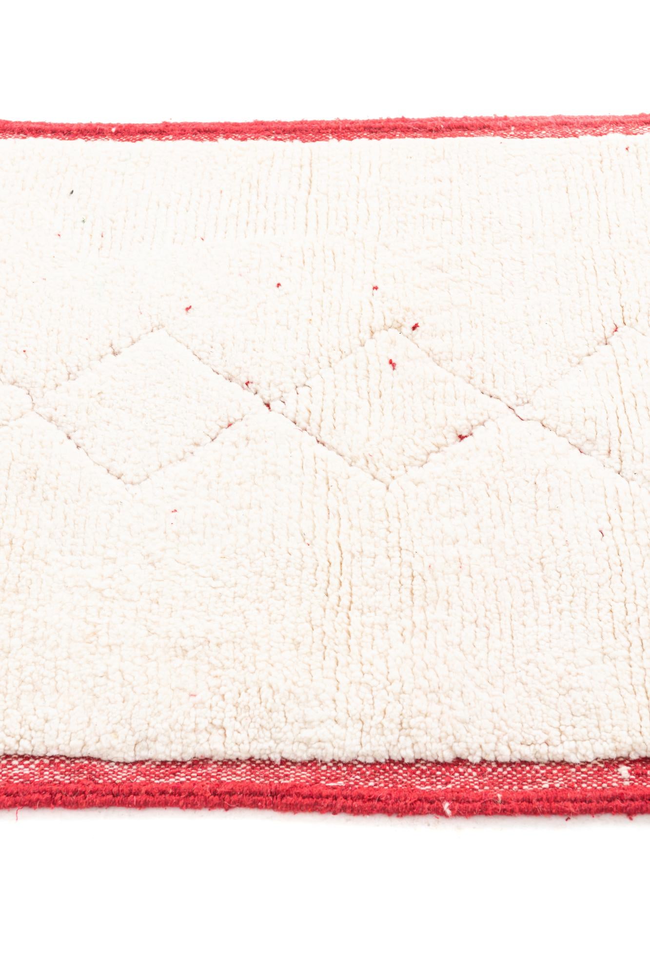 3' x 9' Hand Knotted Moroccan Wool Runner Rug