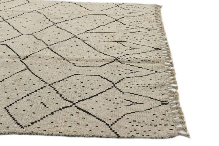 6' 2 x 12' 6 Hand Knotted Moroccan Wool Runner Rug