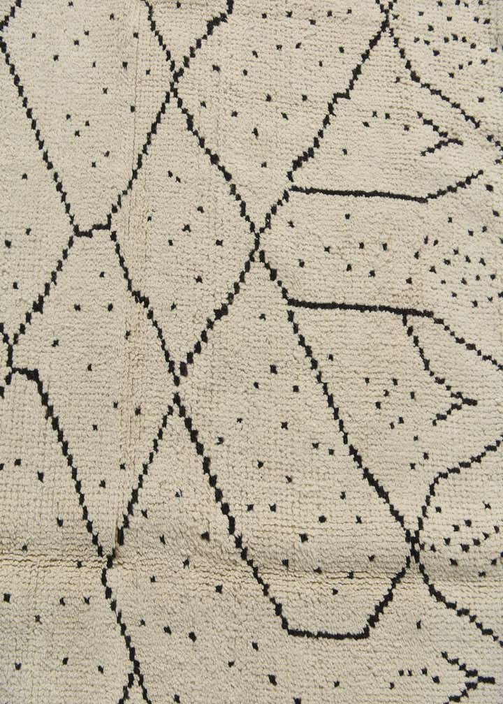 6' 2 x 12' 6 Hand Knotted Moroccan Wool Runner Rug