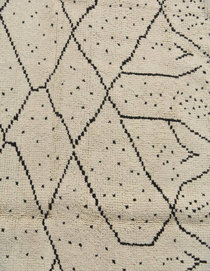 Detail image of 6' 2 x 12' 6 Hand Knotted Moroccan Wool Runner Rug