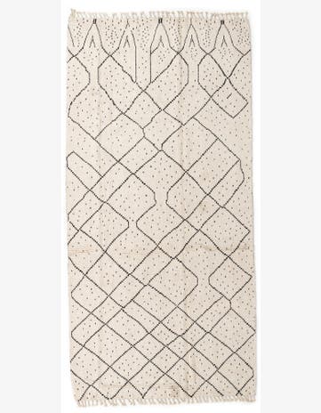 6' 2 x 12' 6 Hand Knotted Moroccan Wool Runner Rug