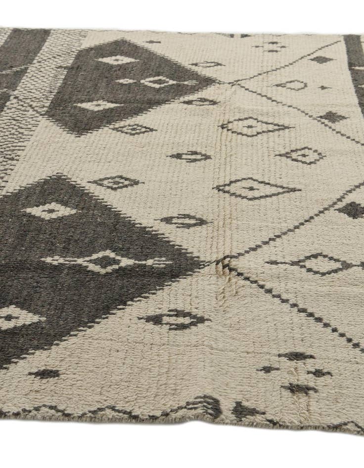 Detail image of 6' 3 x 12' 5  Hand Knotted Moroccan Wool Runner Rug