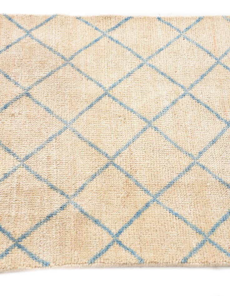 Detail image of 2' 7 x 9' 8  Hand Knotted Moroccan Wool Runner Rug