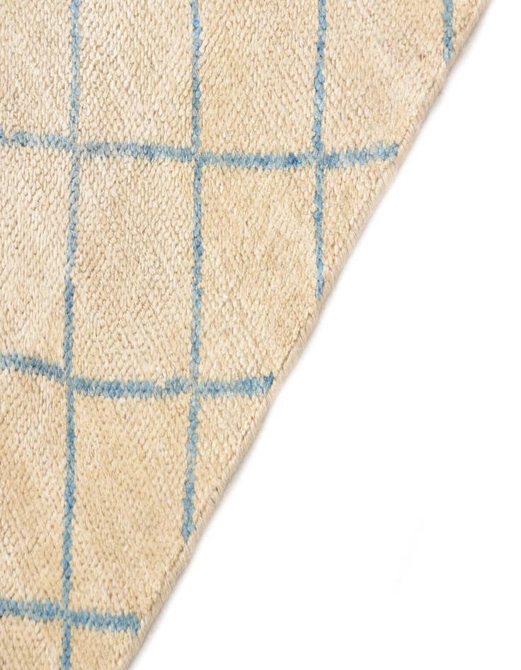 Detail image of 2' 7 x 9' 8  Hand Knotted Moroccan Wool Runner Rug