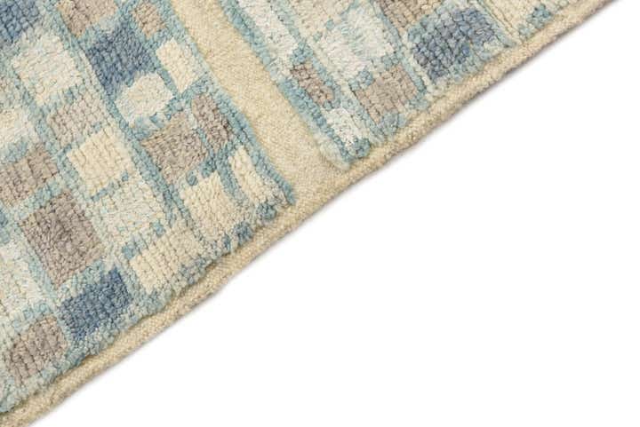 3' 9 x 9' 6 Hand Knotted Moroccan Wool Runner Rug
