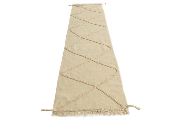 Detail image of 2' 5 x 10' 1 Hand Woven Moroccan Wool Runner Rug