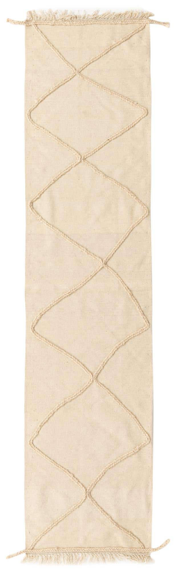 2' 5 x 10' 1 Hand Woven Moroccan Wool Runner Rug