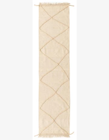 2' 5 x 10' 1 Hand Woven Moroccan Wool Runner Rug