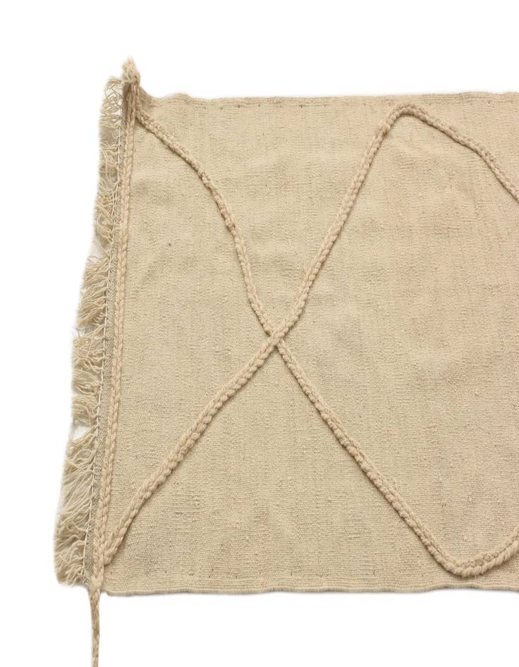 Detail image of 2' 8 x 8' 2  Hand Knotted Moroccan Wool Runner Rug