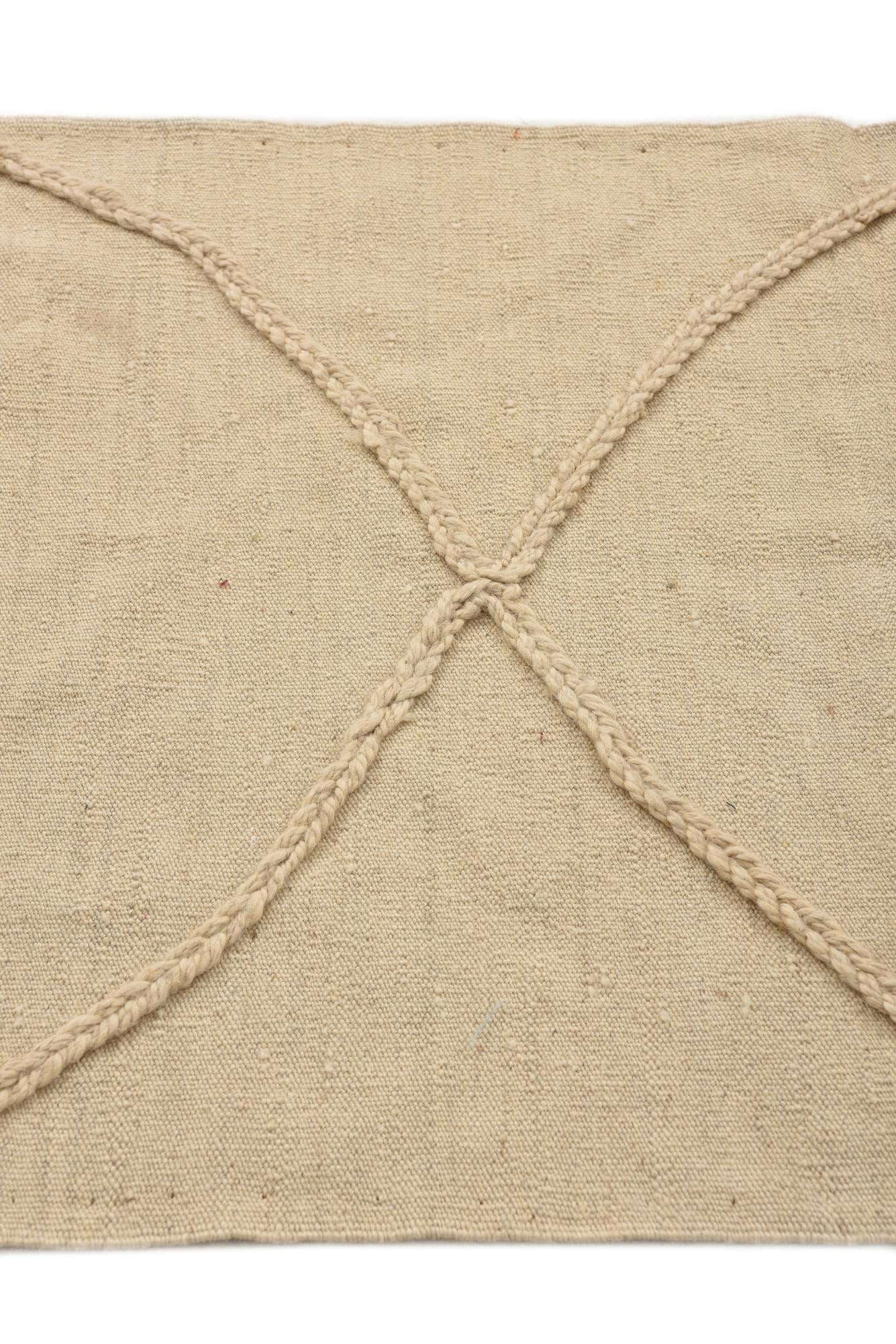 2' 8 x 8' 2 Hand Knotted Moroccan Wool Runner Rug