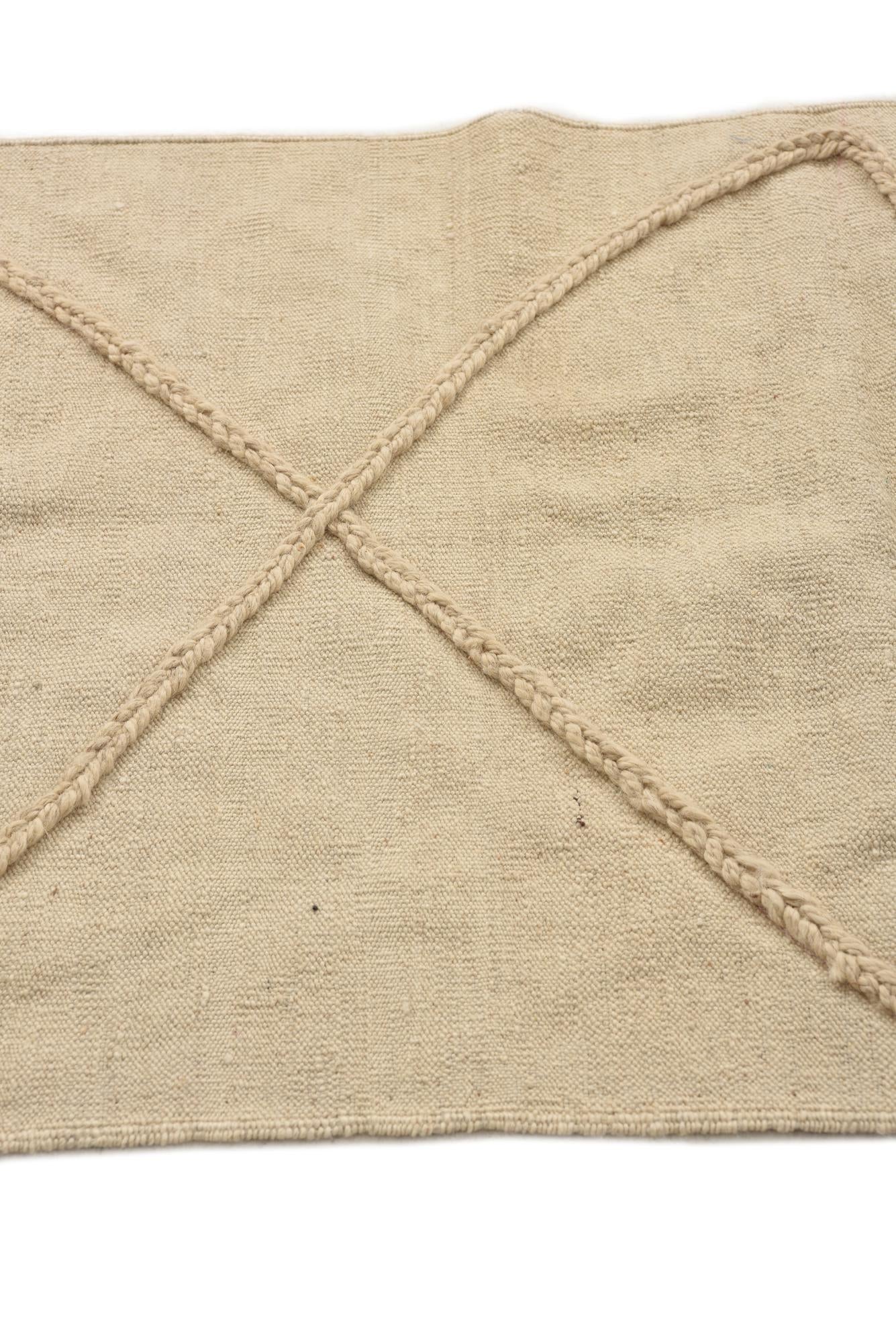 2' 7 x 8' 4 Hand Knotted Moroccan Wool Runner Rug