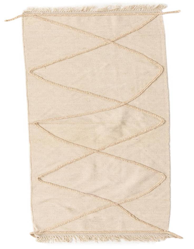 Detail image of 2' 7 x 8' 4 Hand Knotted Moroccan Wool Runner Rug