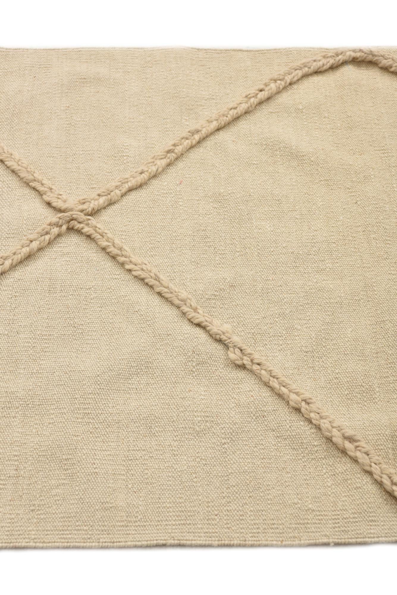 2' 4 x 8' 3 Hand Knotted Moroccan Wool Runner Rug