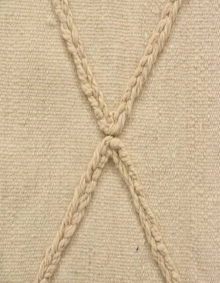 Detail image of 2' 4 x 8' 3  Hand Knotted Moroccan Wool Runner Rug