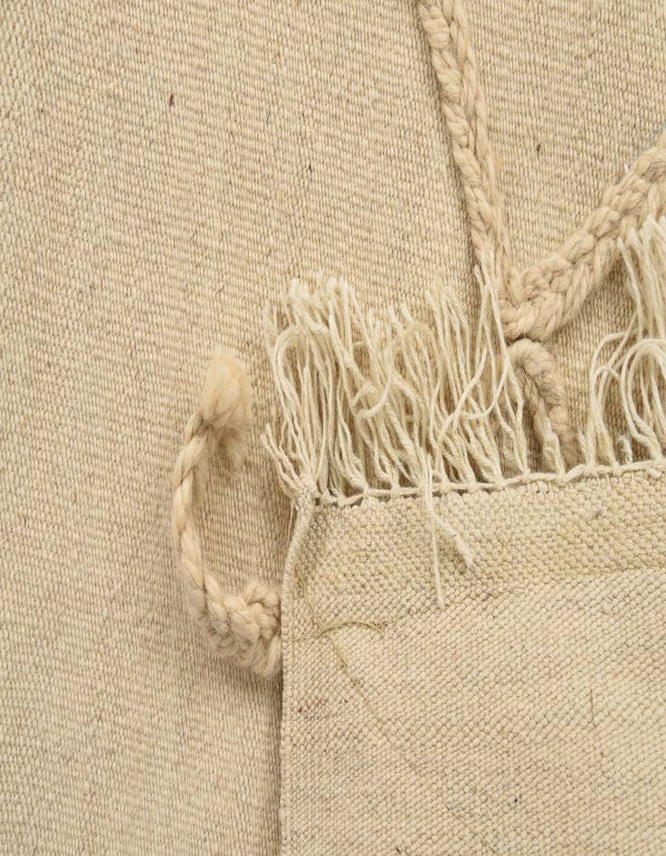 Detail image of 2' 4 x 8' 3  Hand Knotted Moroccan Wool Runner Rug