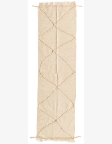 2' 5 x 8' 4 Hand Knotted Moroccan Wool Runner Rug