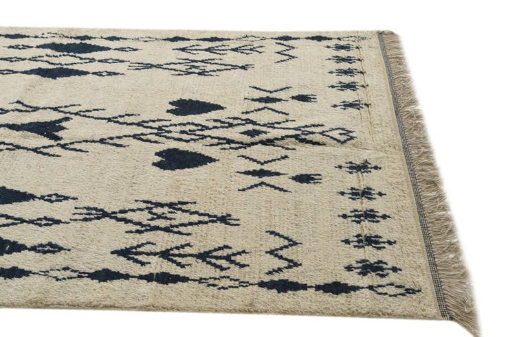 Detail image of 5' x 12' 8 Hand Knotted Moroccan Wool Runner Rug