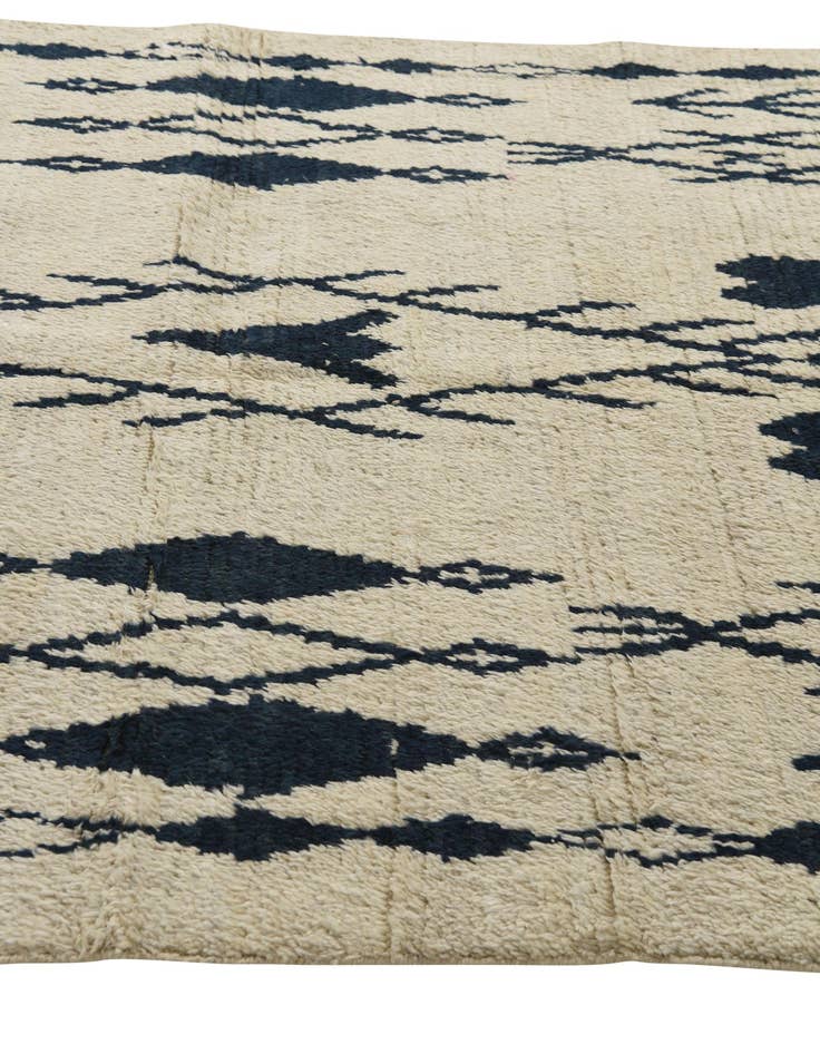 Detail image of 5' x 12' 8  Hand Knotted Moroccan Wool Runner Rug