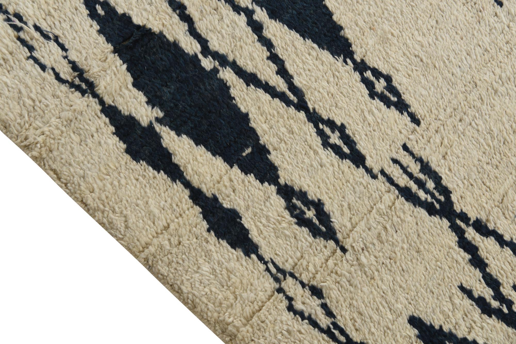 5' x 12' 8 Hand Knotted Moroccan Wool Runner Rug
