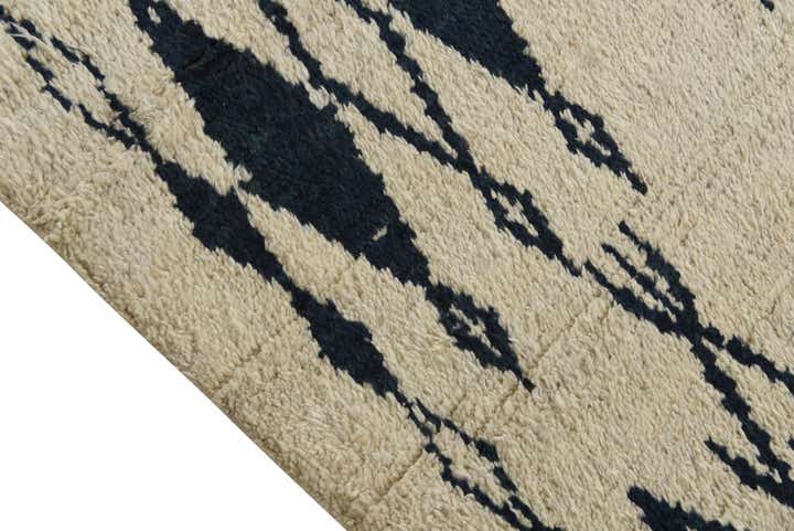 5' x 12' 8 Hand Knotted Moroccan Wool Runner Rug