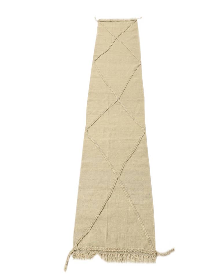 Detail image of 2' 3 x 8' 2  Hand Knotted Moroccan Wool Runner Rug