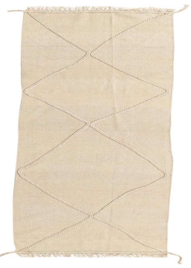 2' 3 x 8' 2 Hand Knotted Moroccan Wool Runner Rug