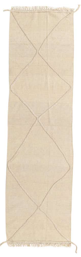 2' 3 x 8' 2 Hand Knotted Moroccan Wool Runner Rug