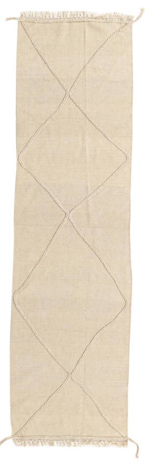 Detail image of 2' 3 x 8' 2 Hand Knotted Moroccan Wool Runner Rug