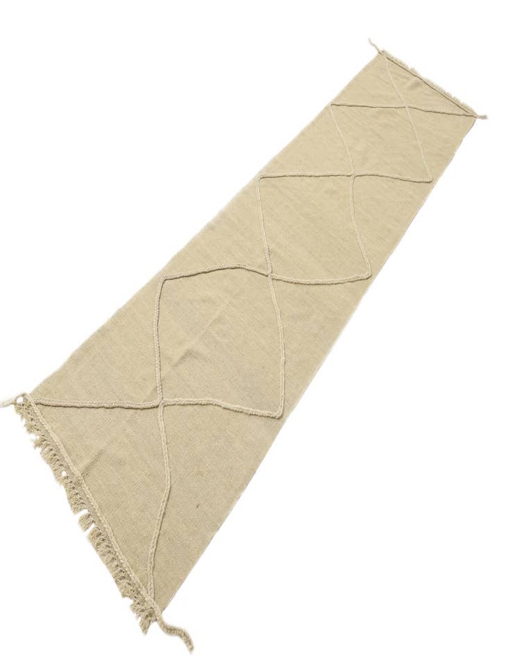 Detail image of  2' 6 x 10'  Hand Knotted Moroccan Wool Runner Rug